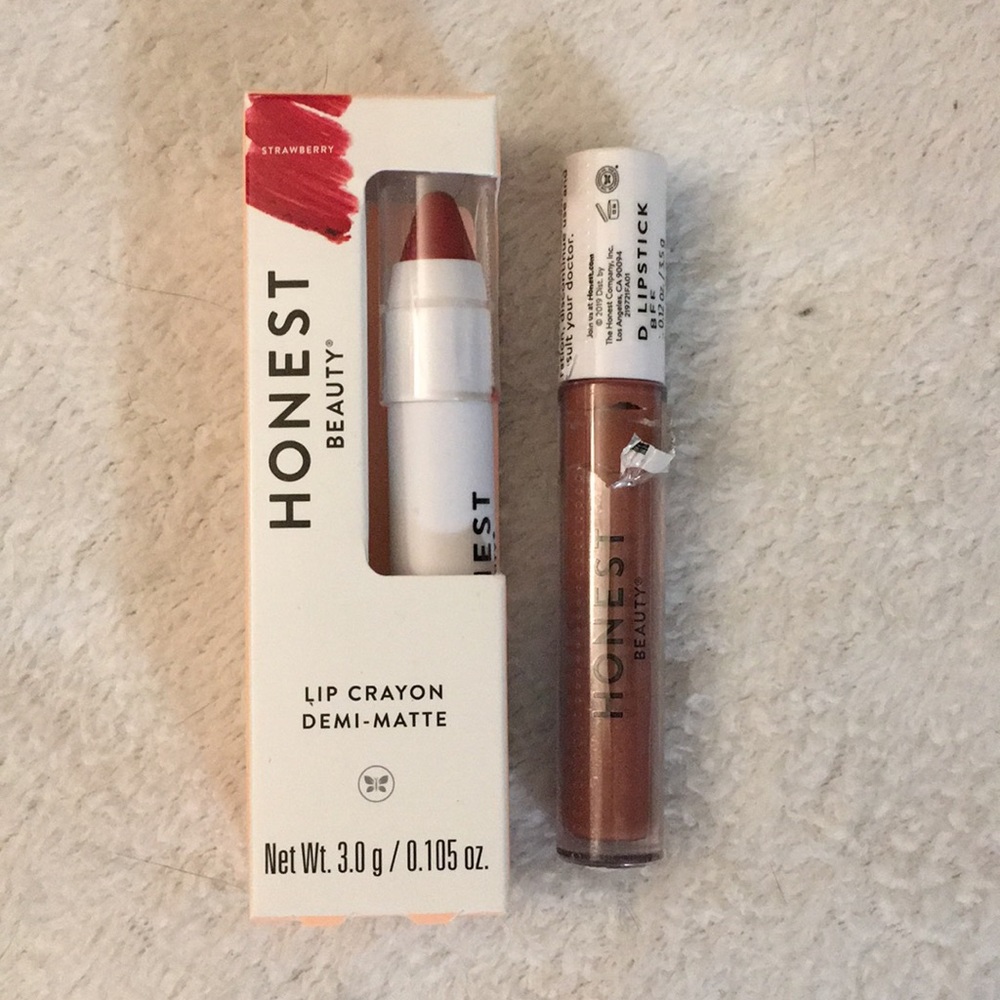 Honest Beauty lip bundle.
